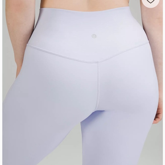 Lululemon Align HR Crop 21” Pastel Blue size 12 NWT - Picture 3 of 7